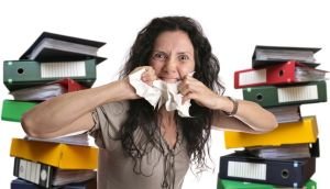 crazy-woman-disorganized-office
